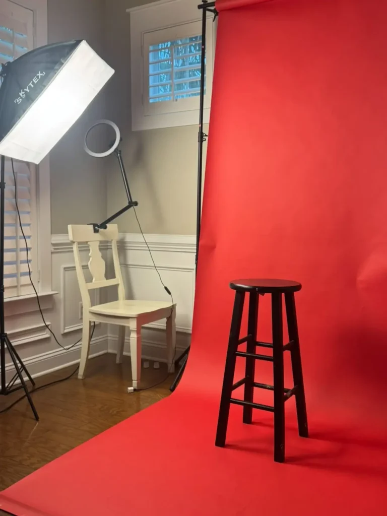 photo of rare breed co portrait set-up